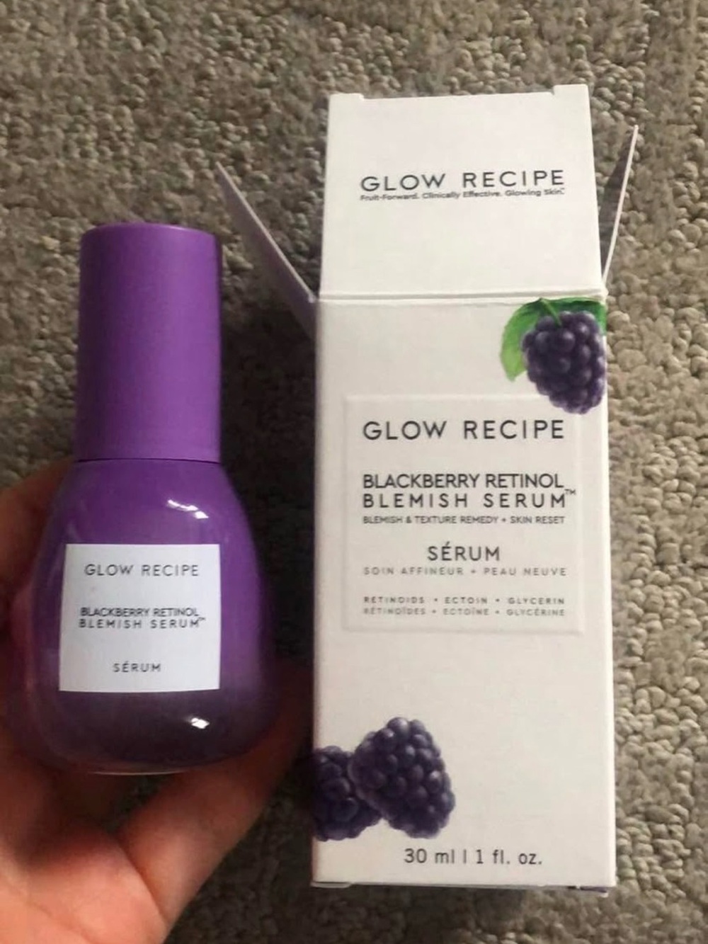Glow Recipe
Blackberry Retinol Blemish Serum 1oz